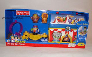 FISHER PRICE LITTLE PEOPLE ON THE GO CIRCUS NIB