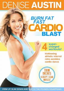Denise Austin   Burn Fat Fast Cardio Blast DVD, 2007