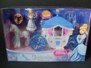NEW CINDERELLA Wedding Carriage Favorite Moments Doll Horse Disney 