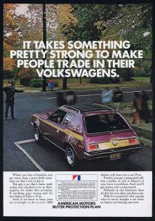 1972 AMC American Motors Gremlin X Purple Gold Car Ad