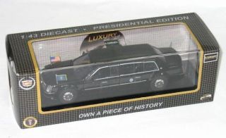 Luxury Diecast 143 2009 Cadillac DTS Presidential Limousine NIB