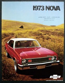 Chevrolet 1973 Nova Sales Brochure for Canadian Market