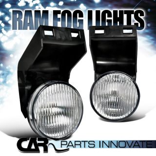   DODGE RAM CLEAR LENS FOG LIGHTS DRIVING BUMPER LAMP (Fits: 2001 Dodge