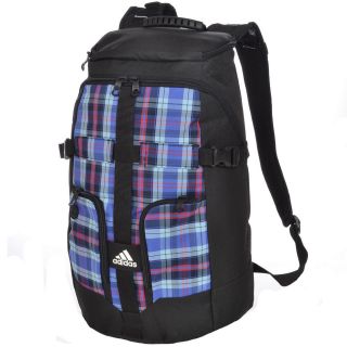 Adidas Unisex Plaid Black Travel Backpack Rucksack Bag   School 