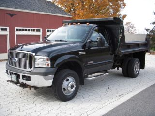 Ford : F 350 DUMP TRUCK WITH SNOW PLOW 2005 FORD F350 XL SUPER DUTY 