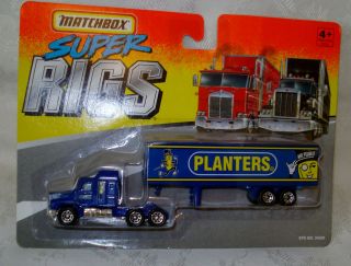 1996 Matchbox Planters Mr Peanut Super Rig Semi Truck/Mint