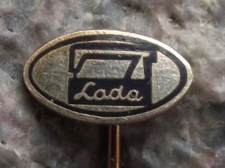 Oval Lada Sewing Machines of Czechoslovakia Textile Cloth Advertising 