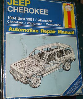 JEEP CHEROKEE, WAGONEER,COMAN​CHE 1984 91 REPAIR MANUAL