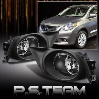   FOG LIGHTS LAMPS w/SWITCH (LEFT+RIGHT) (Fits: 2012 Nissan Versa