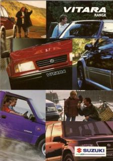 Suzuki Vitara 1997 98 UK Market Brochure 2.0 V6 TD 1.6 Sport Estate 