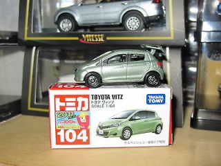104 Toyota Vitz echo yaris MK3 toy car tomica green free shipping