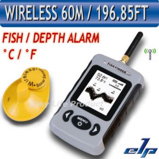 Wireless Sonar Fish Finder Fishfinder Sea Contour °C °F