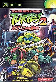 Teenage Mutant Ninja Turtles 2 Battle Nexus (Xbox, 2004) E/N