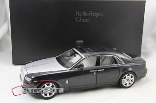 Kyosho 118 scale Rolls Royce Ghost SWB(Darkest Tungten Grey/Sea White 