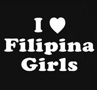 LOVE FILIPINA GIRLS T SHIRT FUNNY FILIPINO TEE BK M