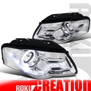   HALO SMD LED DRL STRIPS PROJECTOR HEADLIGHTS (Fits: Volkswagen Passat