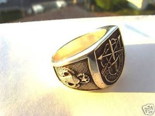STERLING SILVER 925 Old SPECIAL FORCES AIRBORNE RING