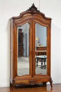 11806 1  LARGE FRENCH LOUIS XV STYLE ANTIQUE ARMOIRE