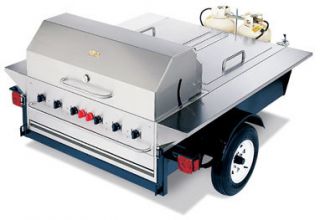BBQ Grill TG 2 Crown Verity Tailgate Barbecue BBQ Concession Trailer