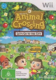 Animal Crossing Lets Go To The City Wii Brand New