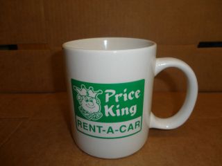 Price King Rent A Car Coffee Mug, Linyl Silver Phoenix (Used/Vintage)