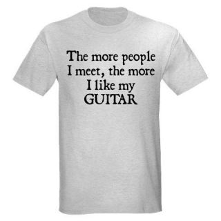 LIKE MY GUITAR FUNNY ELECTRIC ACOUSTIC BASS BAND MARCHING T SHIRT