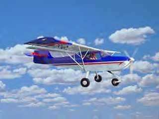 Kitfox Sport Denney Aircraft Airplane Wood Model Small