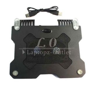 USB 2 Fans Cooling Pad Cooler Tray Stand for Netbook Laptop PC 10 12 