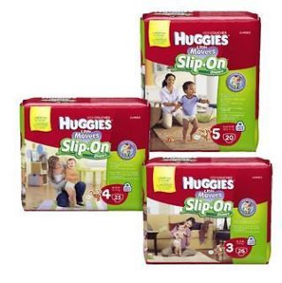 Huggies Little Movers Slip On Diapers ALL size YOU pick CHEAP!!!