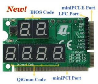 New 6digit WIFI mini PCIE Laptop Motherboard Quick Repair Diagnostic 