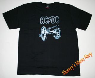 AC/DC We Salute You Cannon Black T Shirt NEW (various sizes)