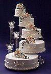 TIER WEDDING CAKE STAND STANDS / 3 TIER CANDLE STAND
