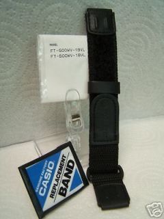 Casio watch band FT 500 Velcro 19mm High Quality Sport Band For Most 