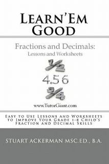   Fraction and Decimal Skills by Stuart Ackerman 2010, Paperback