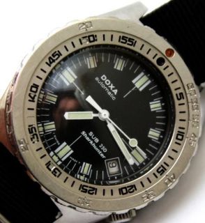 Rare diving Doxa Sub 250 Sharkhunter Watch