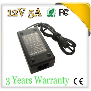 12V 5A 4A 3A AC Adapter for LCD monitor CCTV/Balance PSU CHARGER