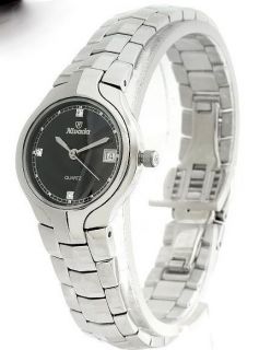 NIVADA SWISS WATCH SILVER STAINLESS STEEL HIGH QUALITY WATER RESISTANT