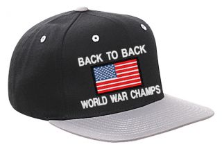 Back to Back World War Champs usa hat cap snapback back to back world 