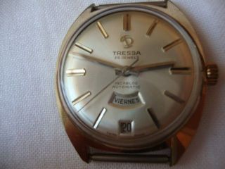 Vintage TRESSA AUTOMATIC 25J,Incabloc SWISS watch 1960`