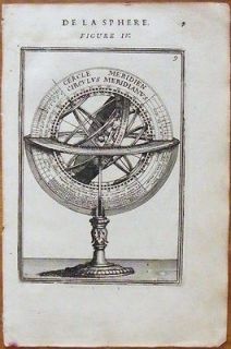 MALLET: Armillary Sphere Zodiac   z143   1683