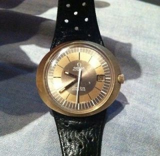 Omega Vintage Automatic Geneve Dynamic Gold & Stainless Date Mens 