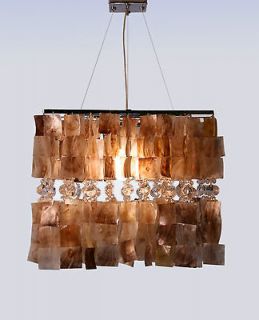 New Chandelier Pendant Square Capiz Shell Ceiling light Handmade 