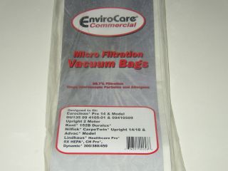   , Euroclean, Lindhaus, Nilfisk Commercial Vacuum Cleaner Bags ECC152