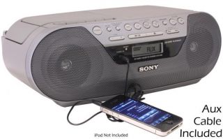   Portable Digital Tuner AM/FM Radio Tape Cassette Recorder & CD Player