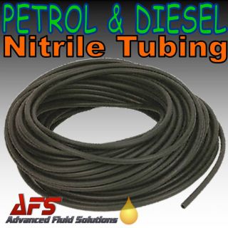 Smooth Nitrile Rubber Fuel Tubing Petrol Diesel Oil Line Hose Pipe 