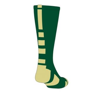 Baseline Elite Socks   Dark Green/Vegas Gold (M, L)   proDRI fabric 