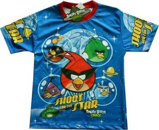   SPACE SHOOT FOR THE STAR Kids Cloth Boys Tee Shirt Sz.4 Age2 3 #A034