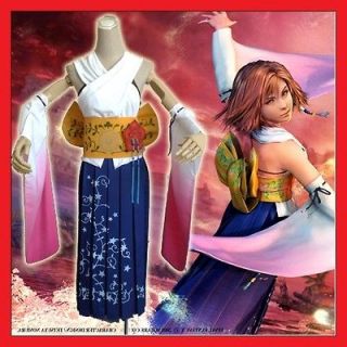 Yuna Summoner Cosplay Costume FF Final Fantasy X 10