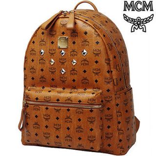 MCM Large STARK Cognac VISETOS BACKPACK New Authentic NWT_Brown_MMK2 