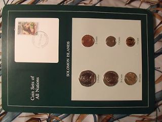 Coin Sets of All Nations Solomon Islands 1977   1980 UNC 1 dollar 1978